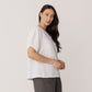 100% Linen V Neck Swing Top
