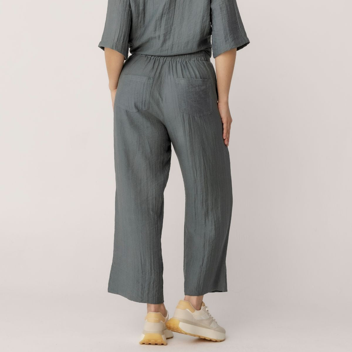 Rayon Nylon Linen Pants