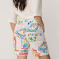 100% Linen Elastic Waist 2 Pocket Shorts