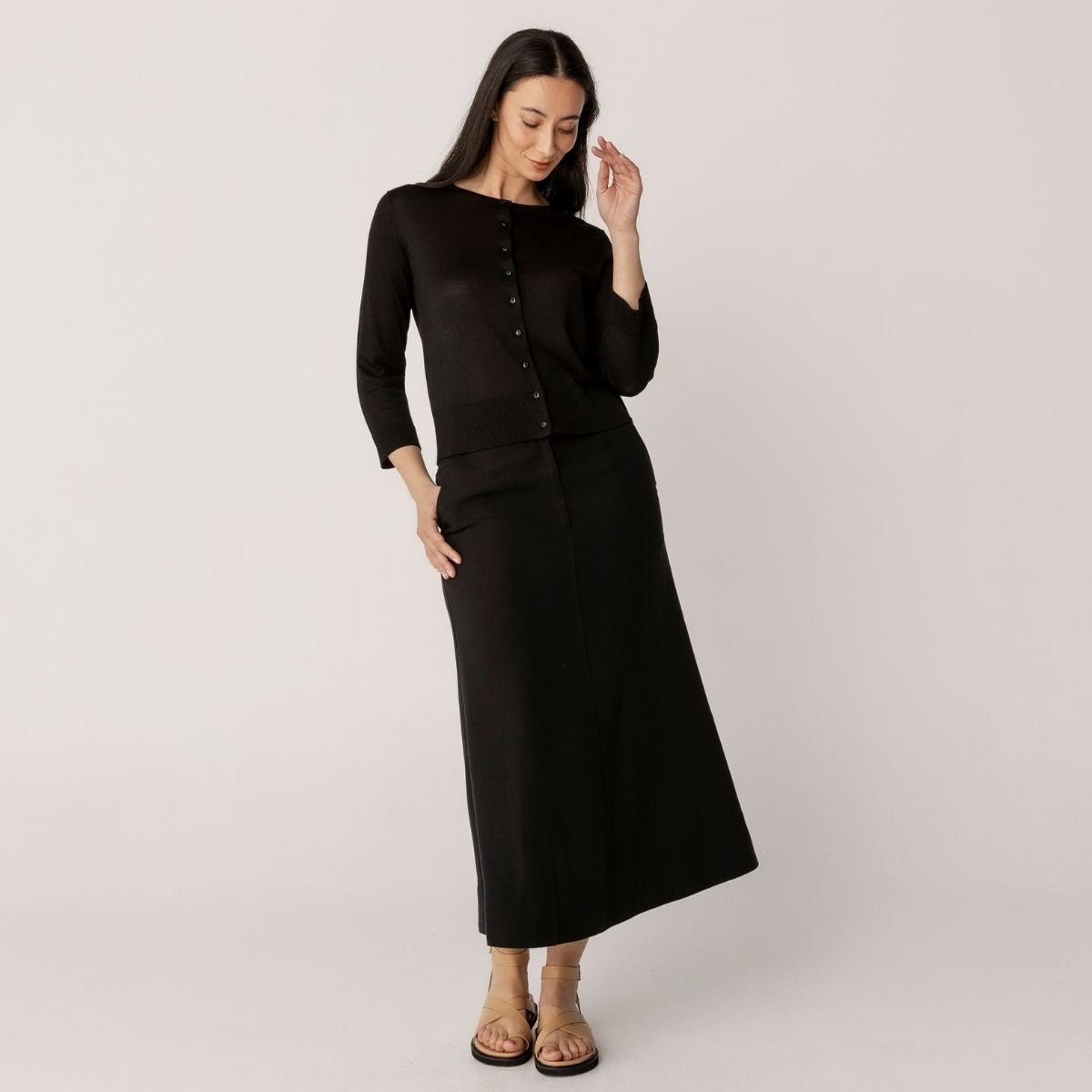 Viscose Lurex Sparkle Cardigan