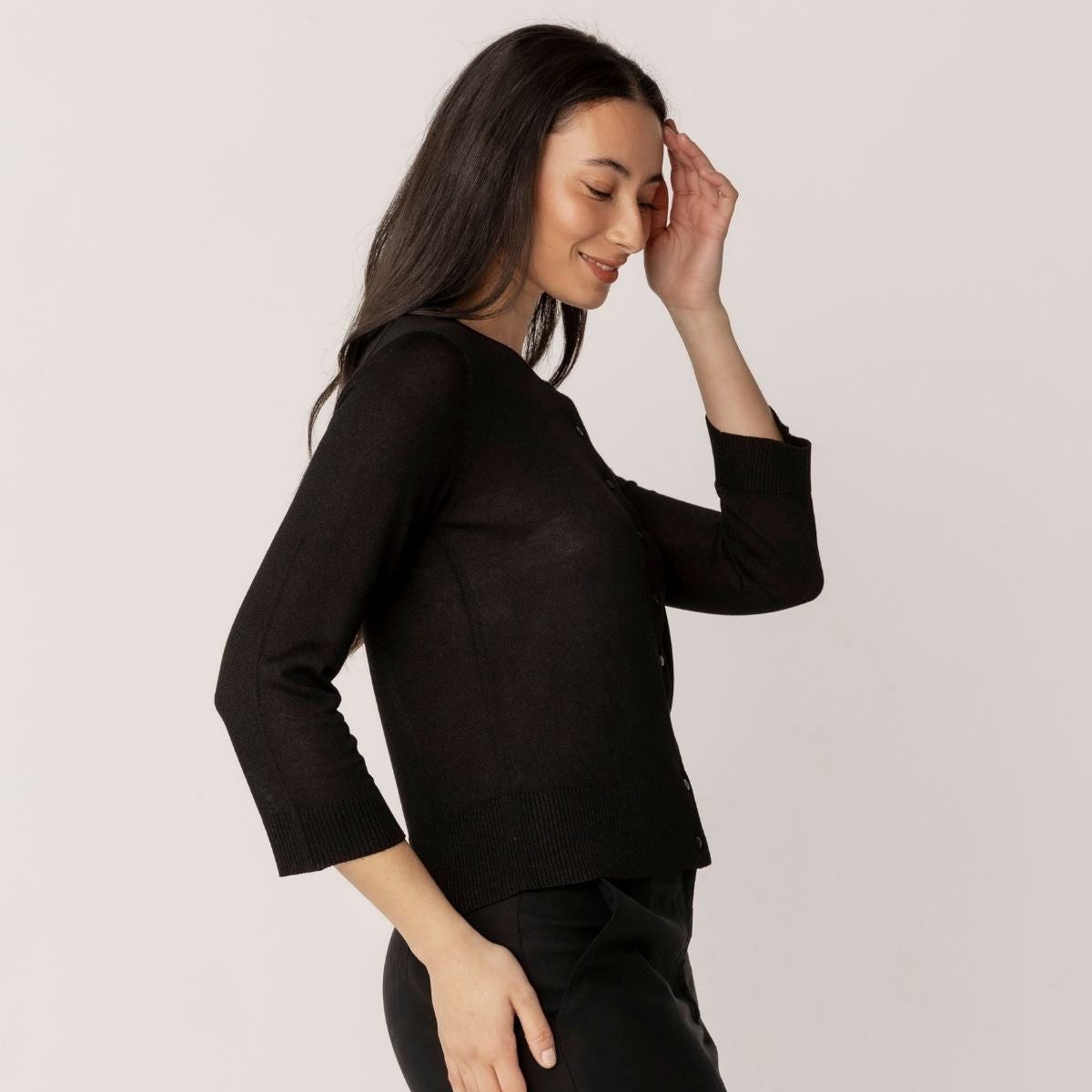 Viscose Lurex Sparkle Cardigan