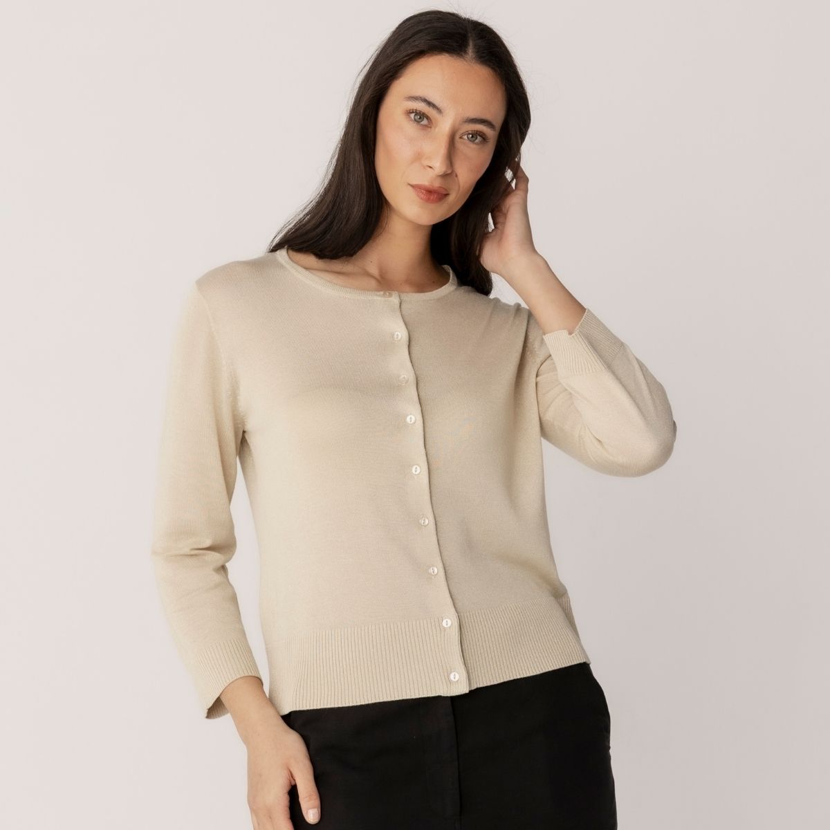 Viscose Lurex Sparkle Cardigan
