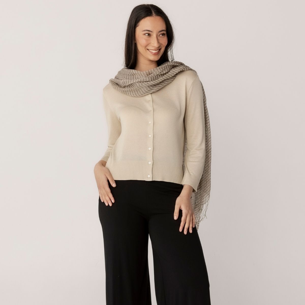 Viscose Lurex Sparkle Cardigan
