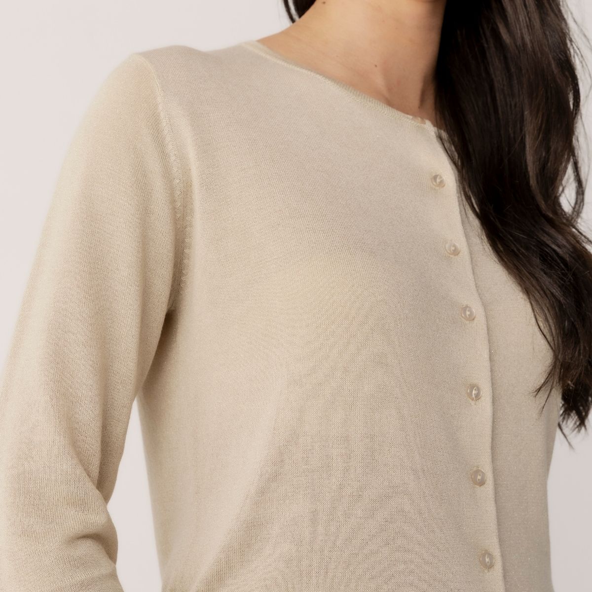 Viscose Lurex Sparkle Cardigan