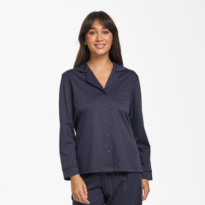 Supima Piped Pajama Top