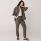 Linen Blend Cargo Pants