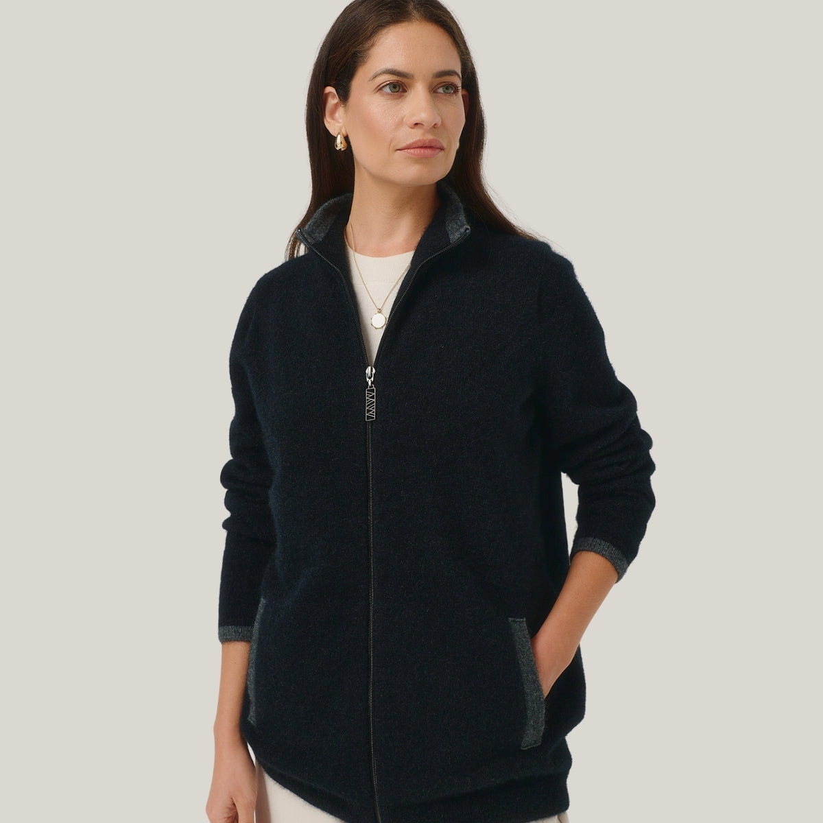 Possum Zip Longline Jacket