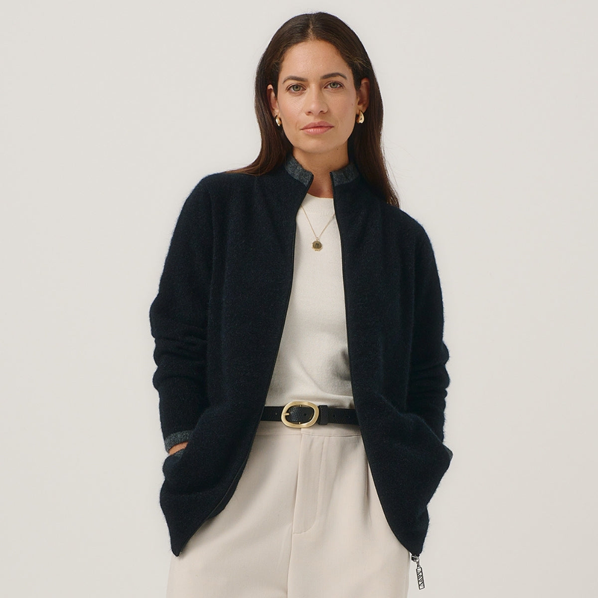 Possum Zip Longline Jacket