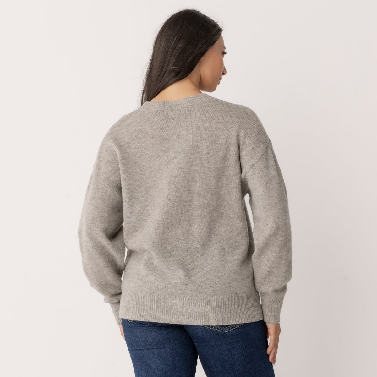 Lambswool Relaxed Fit Flower Jumper