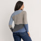 Lambswool Classic Fit Colour Block Jumper
