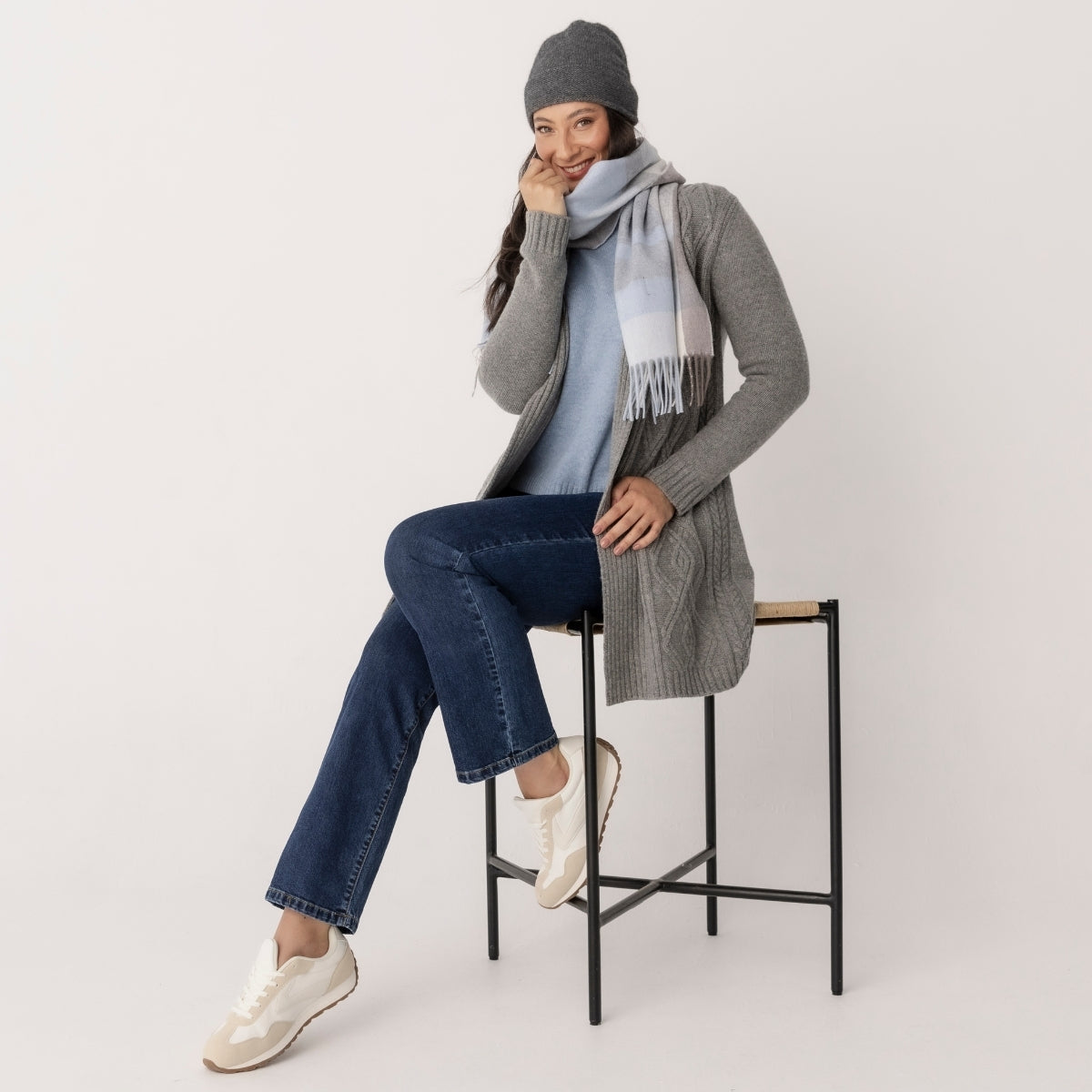 Lambswool Cable Cardigan