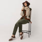 Straight Leg Corduroy 4-Pocket Pants
