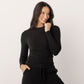 Bamboo Ribbed Long Sleeve Top