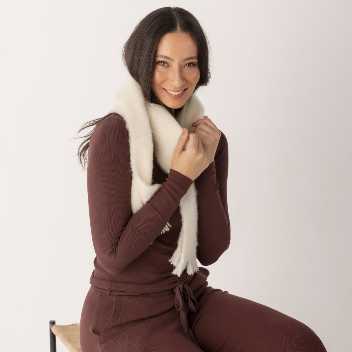 Bamboo Ribbed Long Sleeve Top
