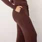 Bamboo Ribbed Wide Leg Pants