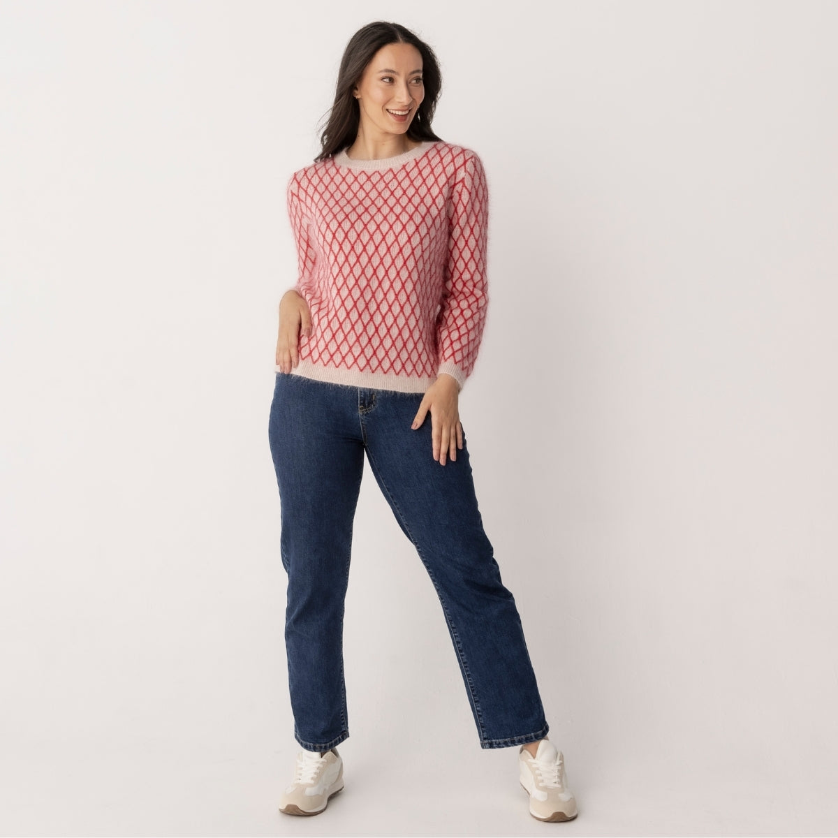 Angora Lattice Sweater