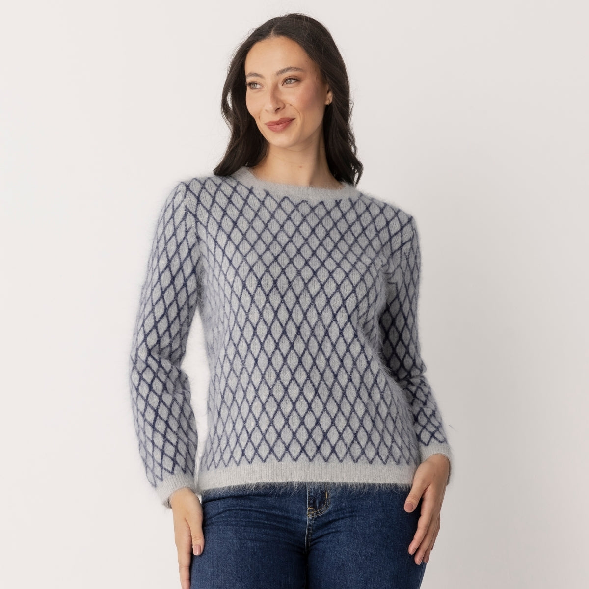 Angora Lattice Sweater