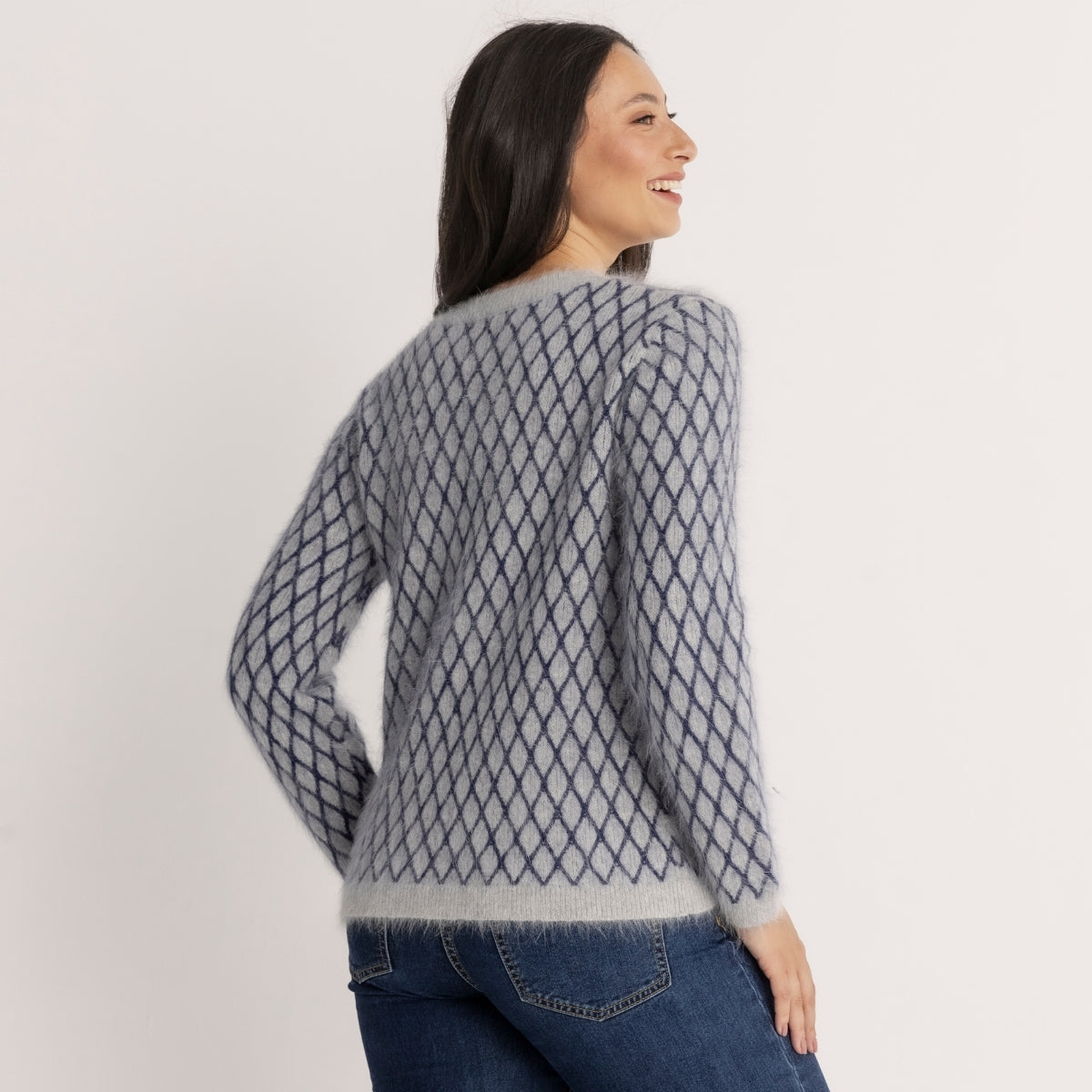 Angora Lattice Sweater
