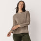 Cotton Jersey Striped Top