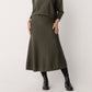 Wool Cashmere Flared Skirt