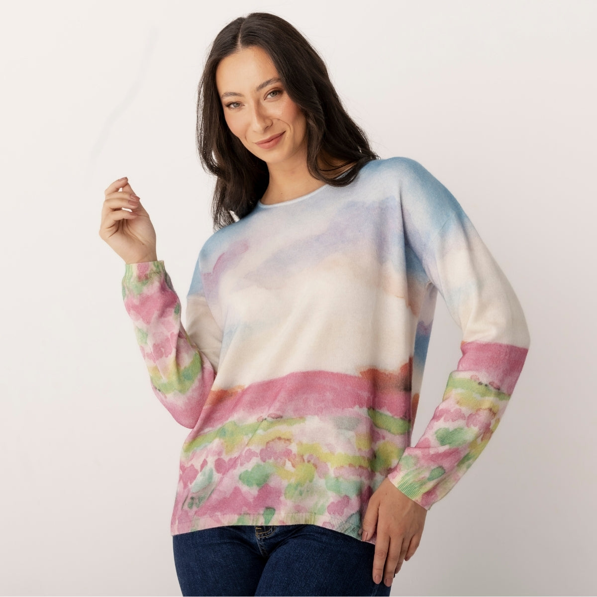 Provence Print Jumper