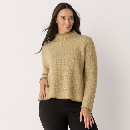 Alpaca Blend Links Stripe Jumper