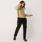 Alpaca Blend Links Stripe Jumper