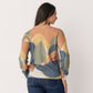 Wool Blend Geometric Jumper