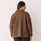 Boiled Wool Viscose Coat