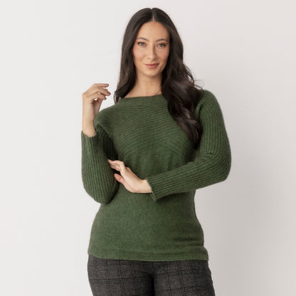 Possum Crossover Knit Jumper
