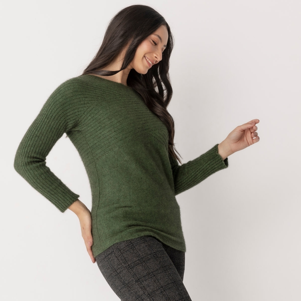 Possum Crossover Knit Jumper