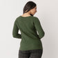 Possum Crossover Knit Jumper