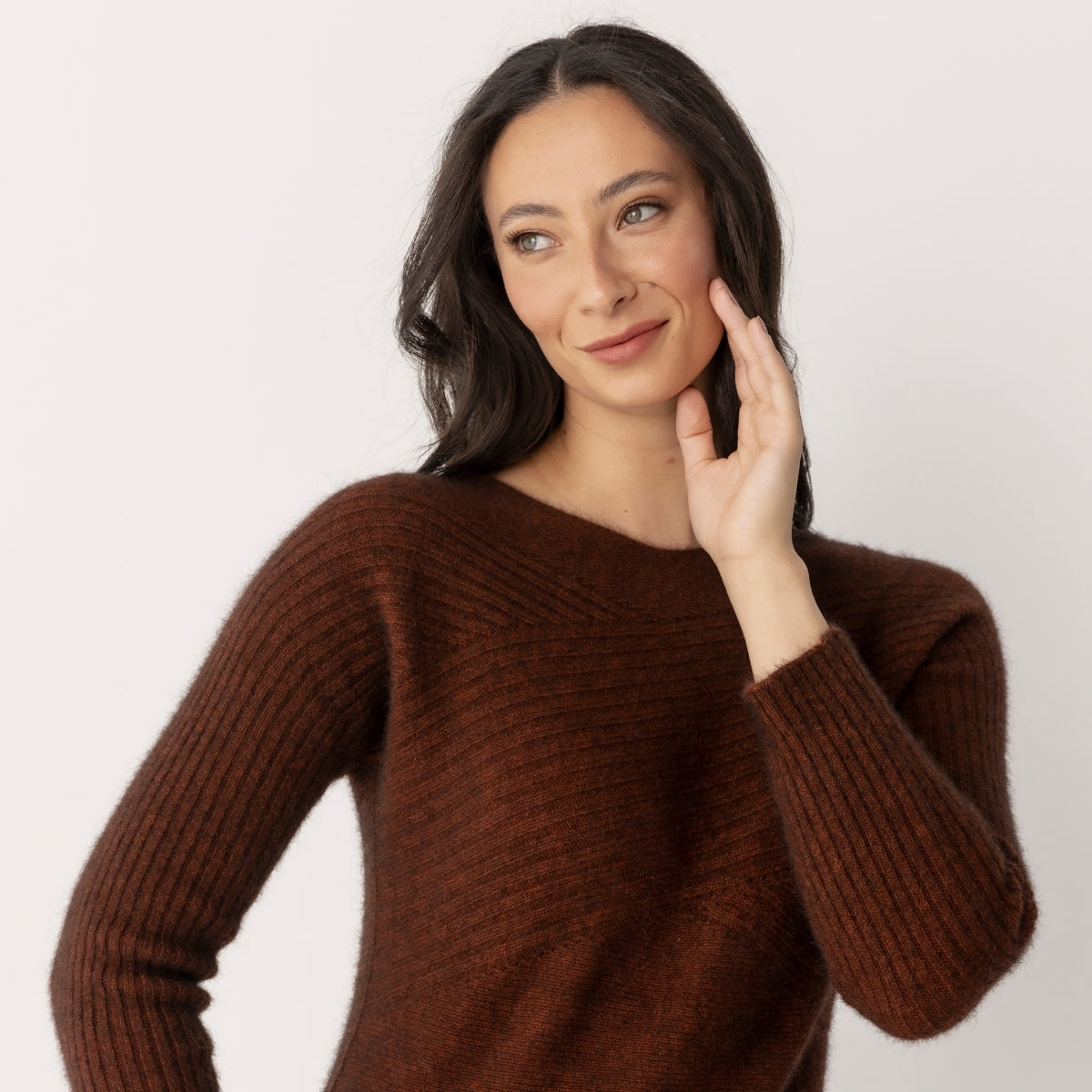 Possum Crossover Knit Jumper