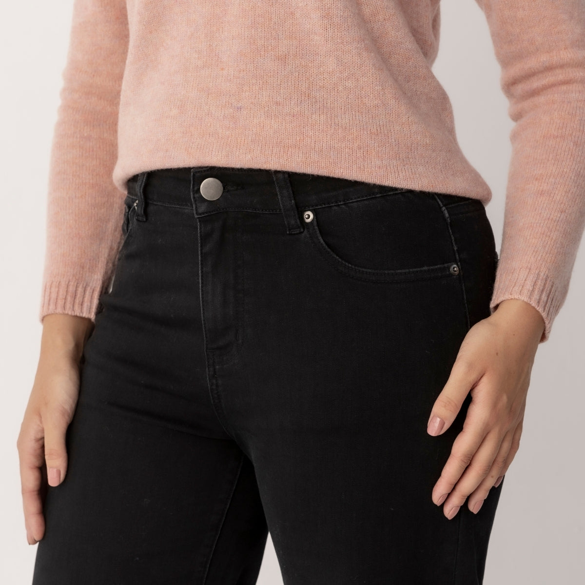 Ann 5 Pocket Denim Pants Wide Leg