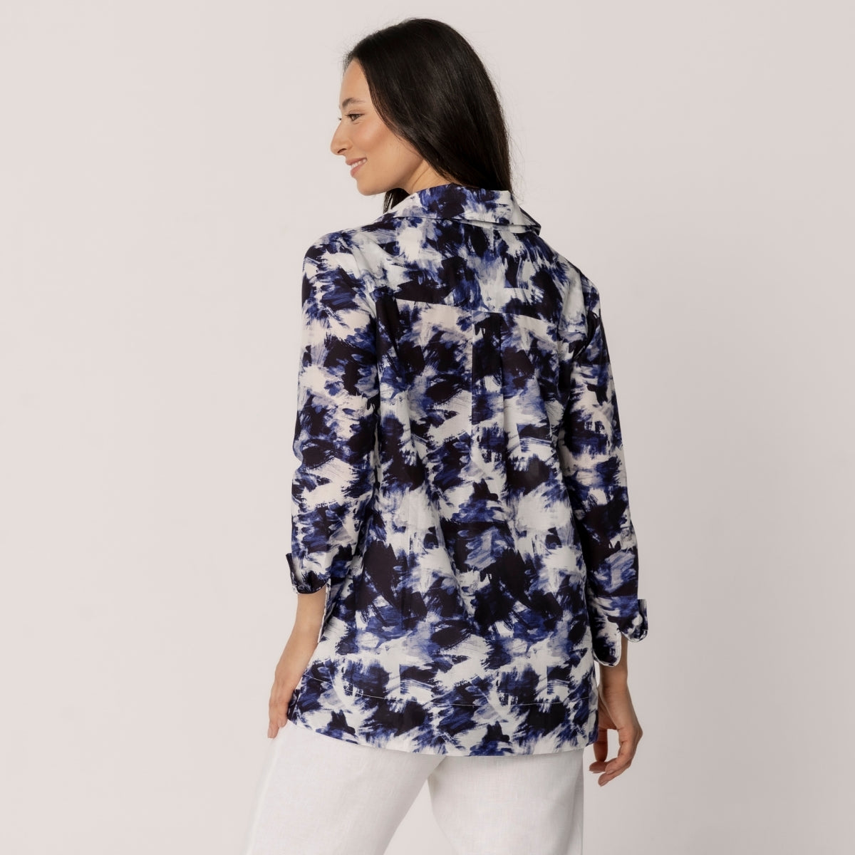 Cotton Silk Printed Shirt
