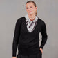Women's Deep V-Neck Jumper