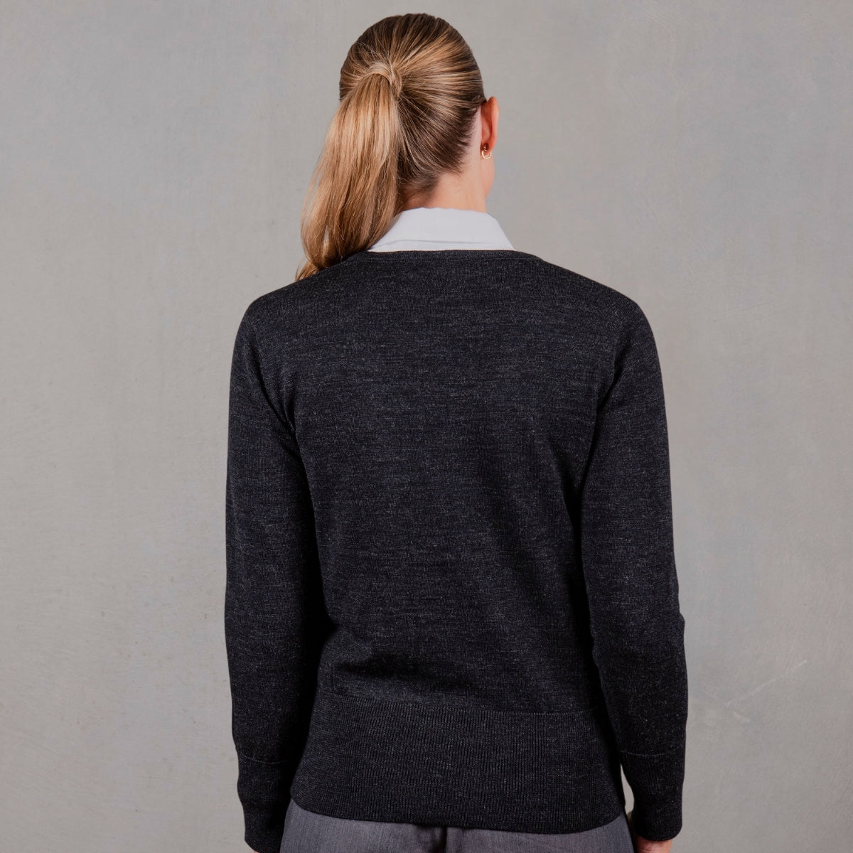 Women's Deep V-Neck Jumper