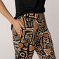 Bamboo Relaxed Printed Pants 7/8