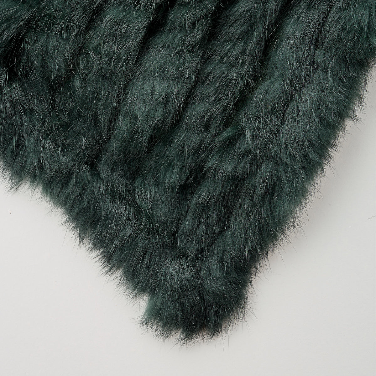 Rabbit Fur Poncho