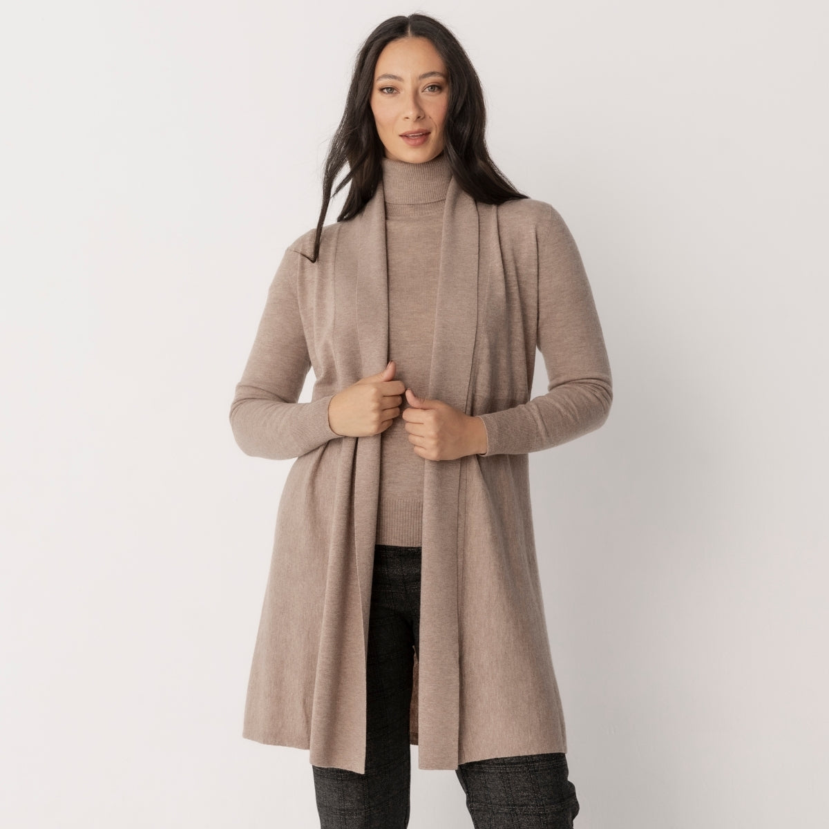 Longline Edge to Edge Cardigan