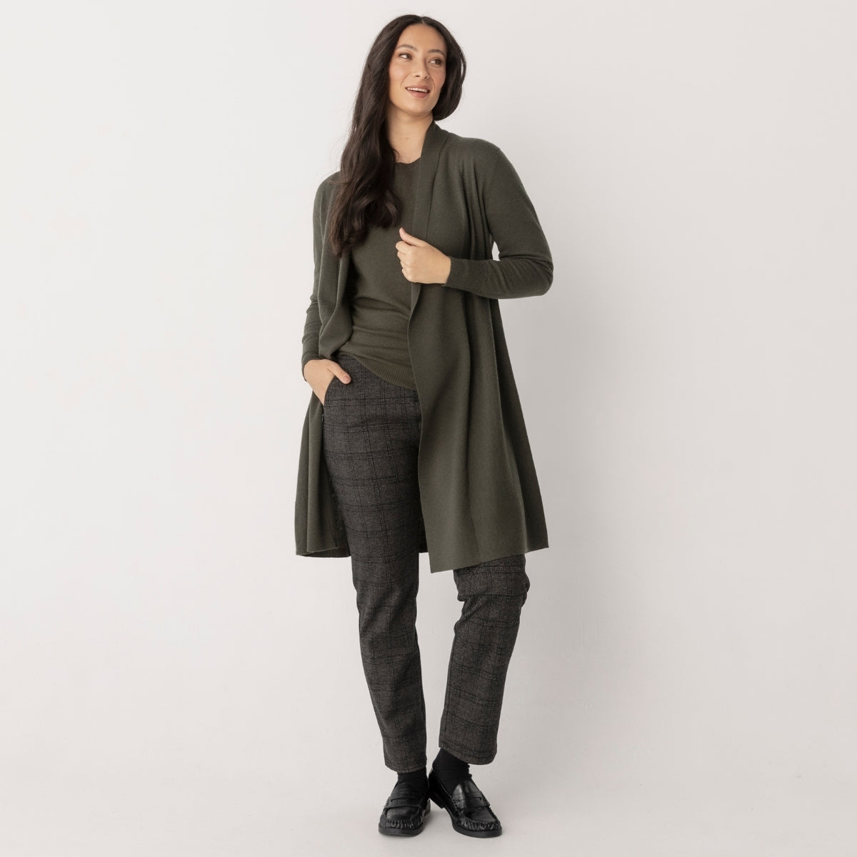 Longline Edge to Edge Cardigan