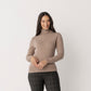 Wool Cashmere Roll Neck Jumper