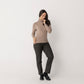 Wool Cashmere Roll Neck Jumper