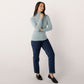 Wool Cashmere Roll Neck Jumper
