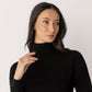 Wool Cashmere Roll Neck Jumper
