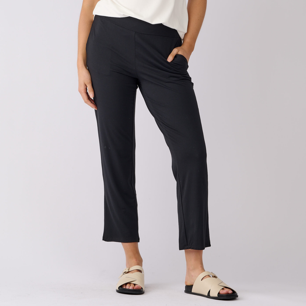 Bamboo Relaxed Pants 7/8