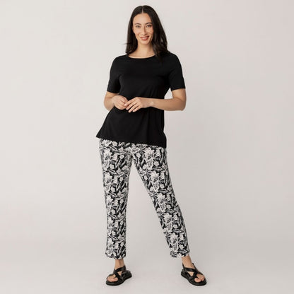 Bamboo Relaxed Pants 7/8