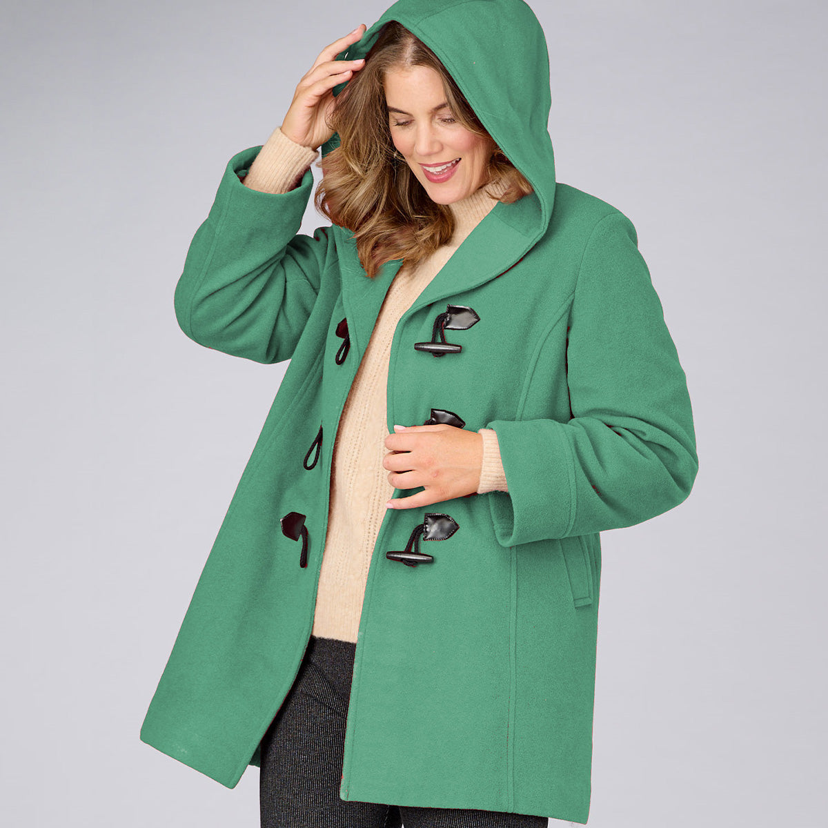 Hooded Duffle Coat