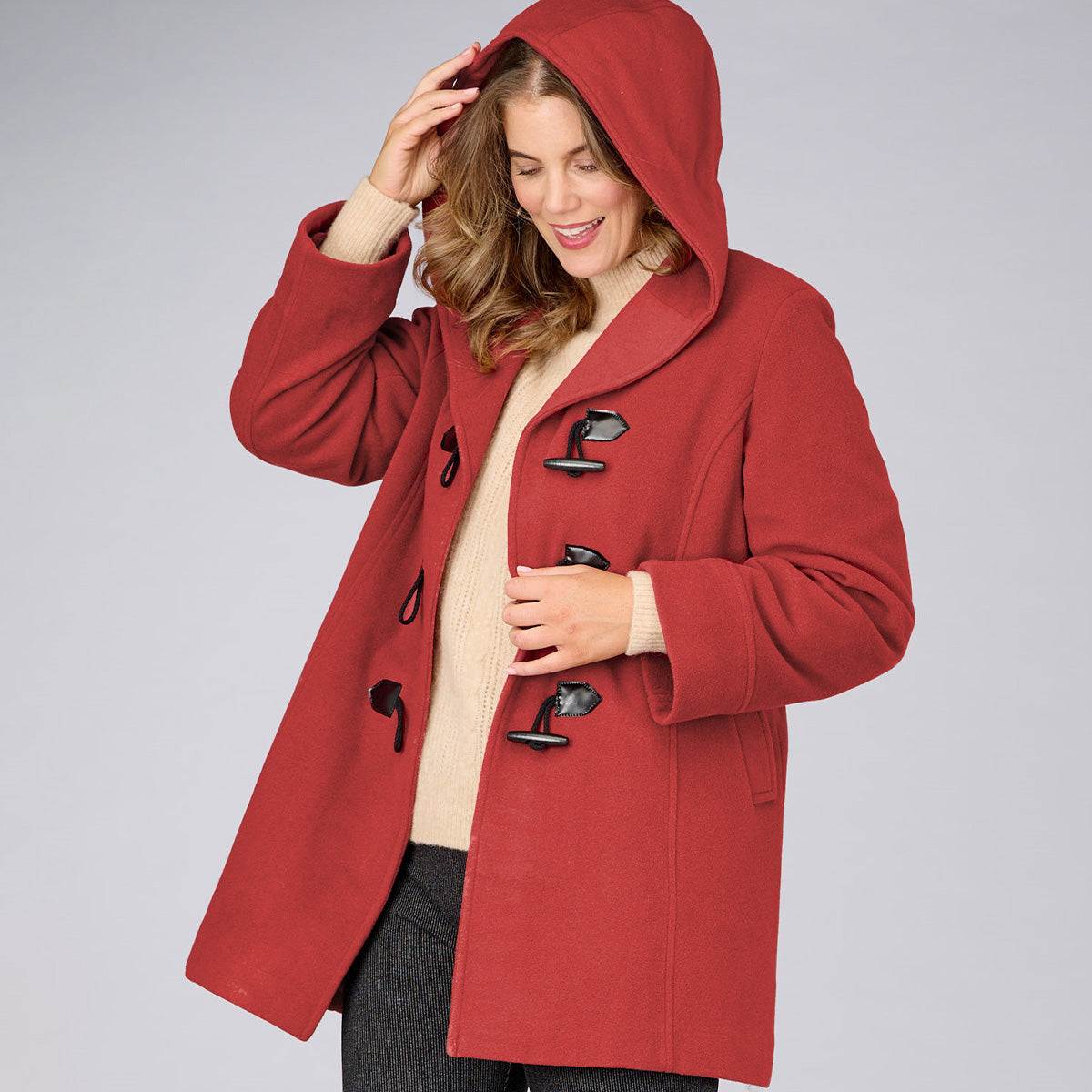 Hooded Duffle Coat