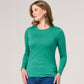 Emily Long Sleeve Merino Wool Crew Neck Top